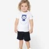 Baby Bear Print T-Shirt In White