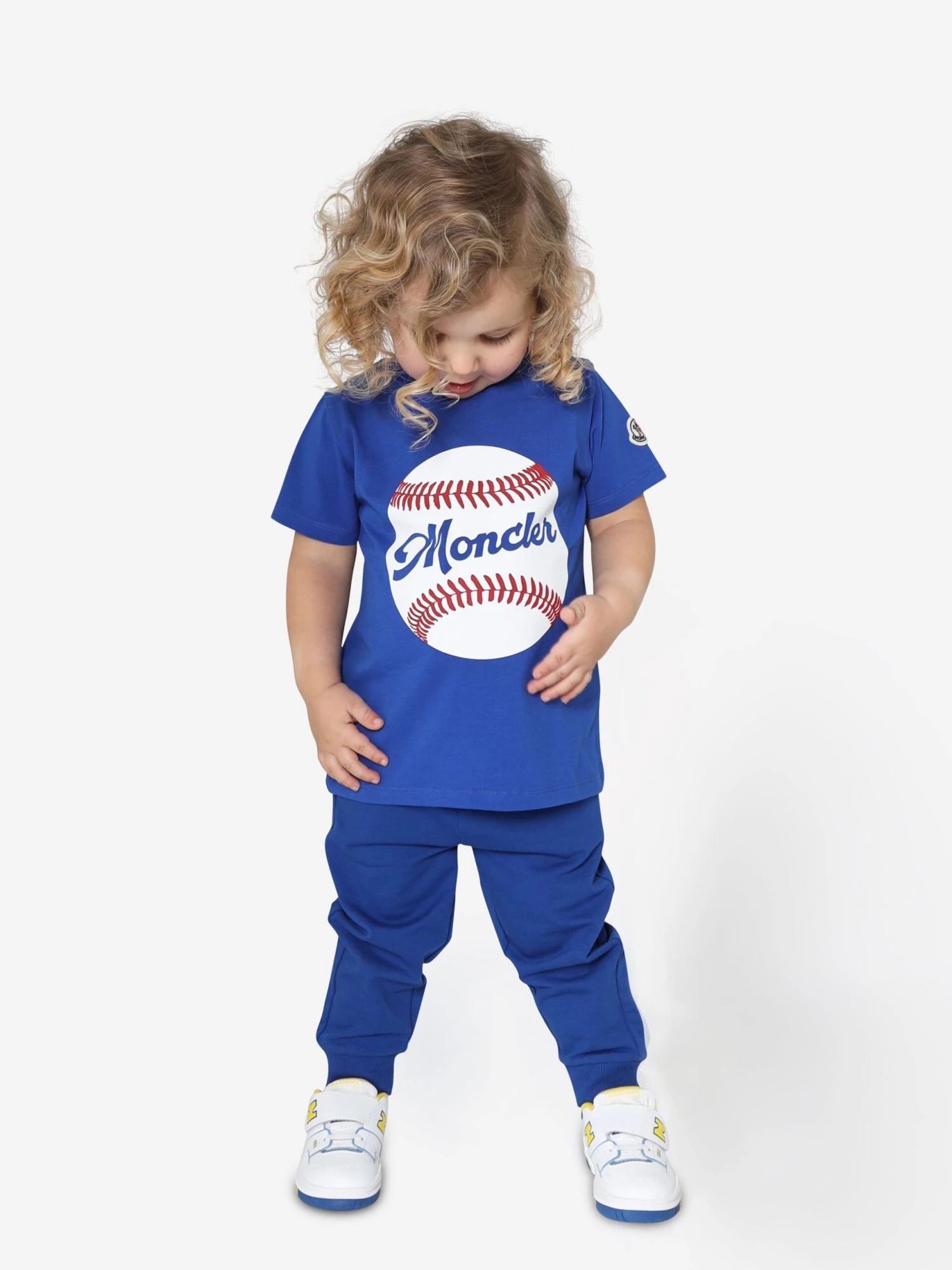 Baby Boys Baseball T-Shirt In Blue - Image 2