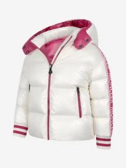 Moncler Girls Down Padded Azzurra Jacket