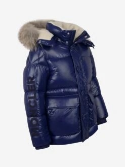 Moncler Boys Navy Down Padded Armoricano Jacket