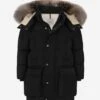Moncler Boys Down Padded Tiam Long Jacket