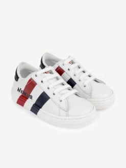 Moncler Boys Leather Trainers
