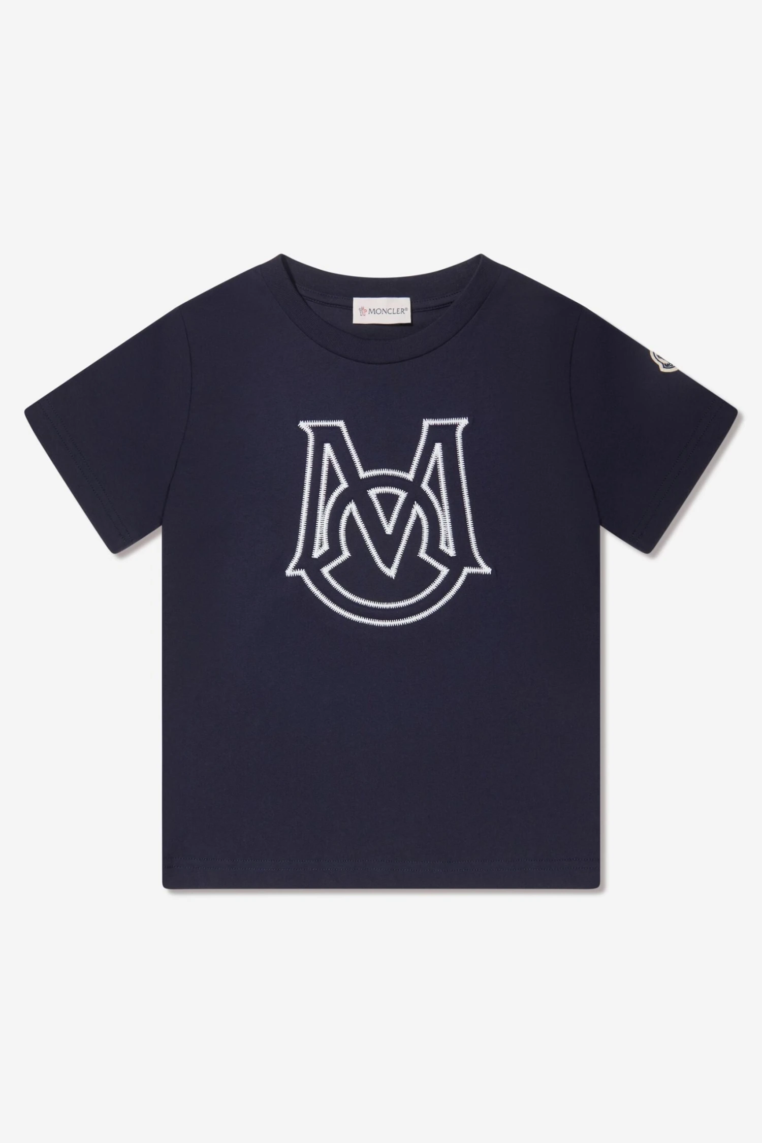 Boys Logo T-Shirt In Navy - Image 2