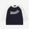 Baby Boys Long Sleeve Logo T-Shirt In Navy