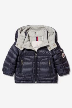 Baby Boys Down Padded Lauros Jacket In Navy
