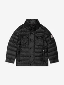 Boys Down Padded Arakim Short Parka In Black