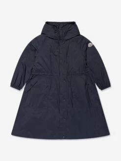 Girls Lins Long Parka In Navy
