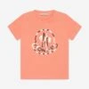 Baby Girls Logo T-Shirt In Peach