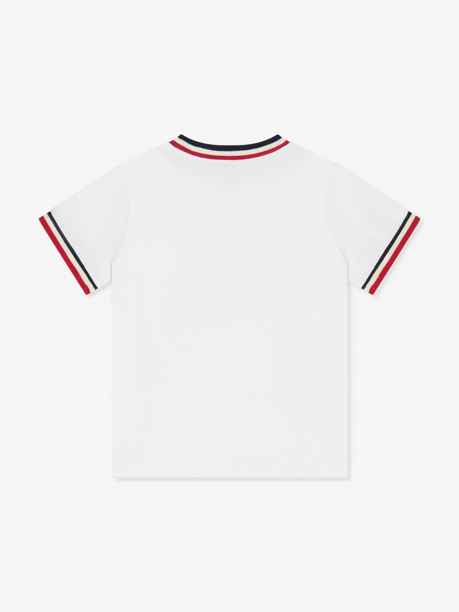 Boys Striped Detail Logo T-Shirt - Image 2