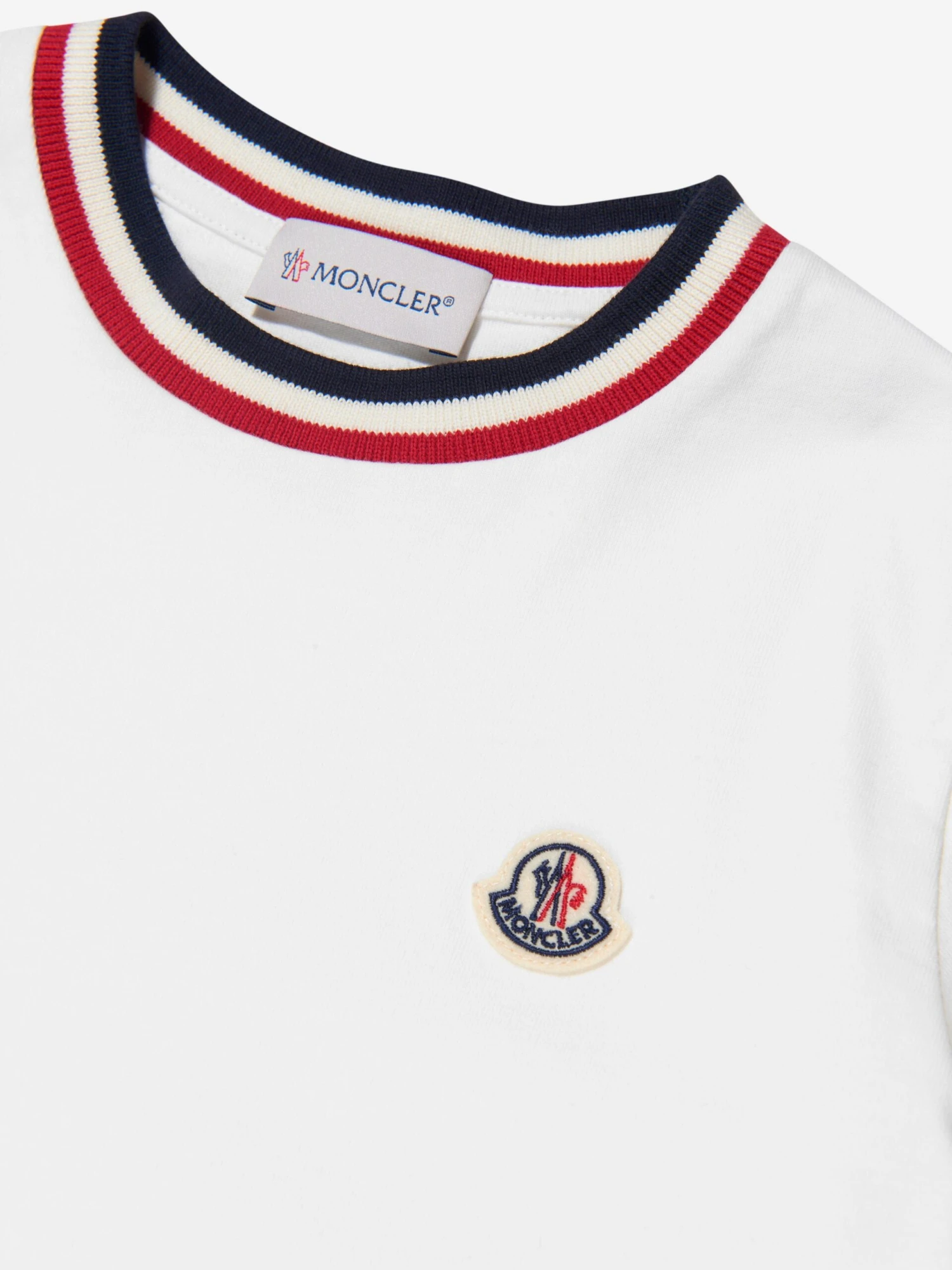 Boys Striped Detail Logo T-Shirt - Image 3