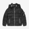 Boys Down Padded Orans Logo Jacket