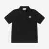 Boys Tipped Collar Logo Polo Shirt