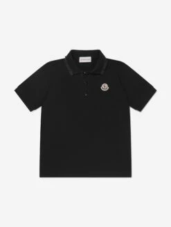 Boys Tipped Collar Logo Polo Shirt