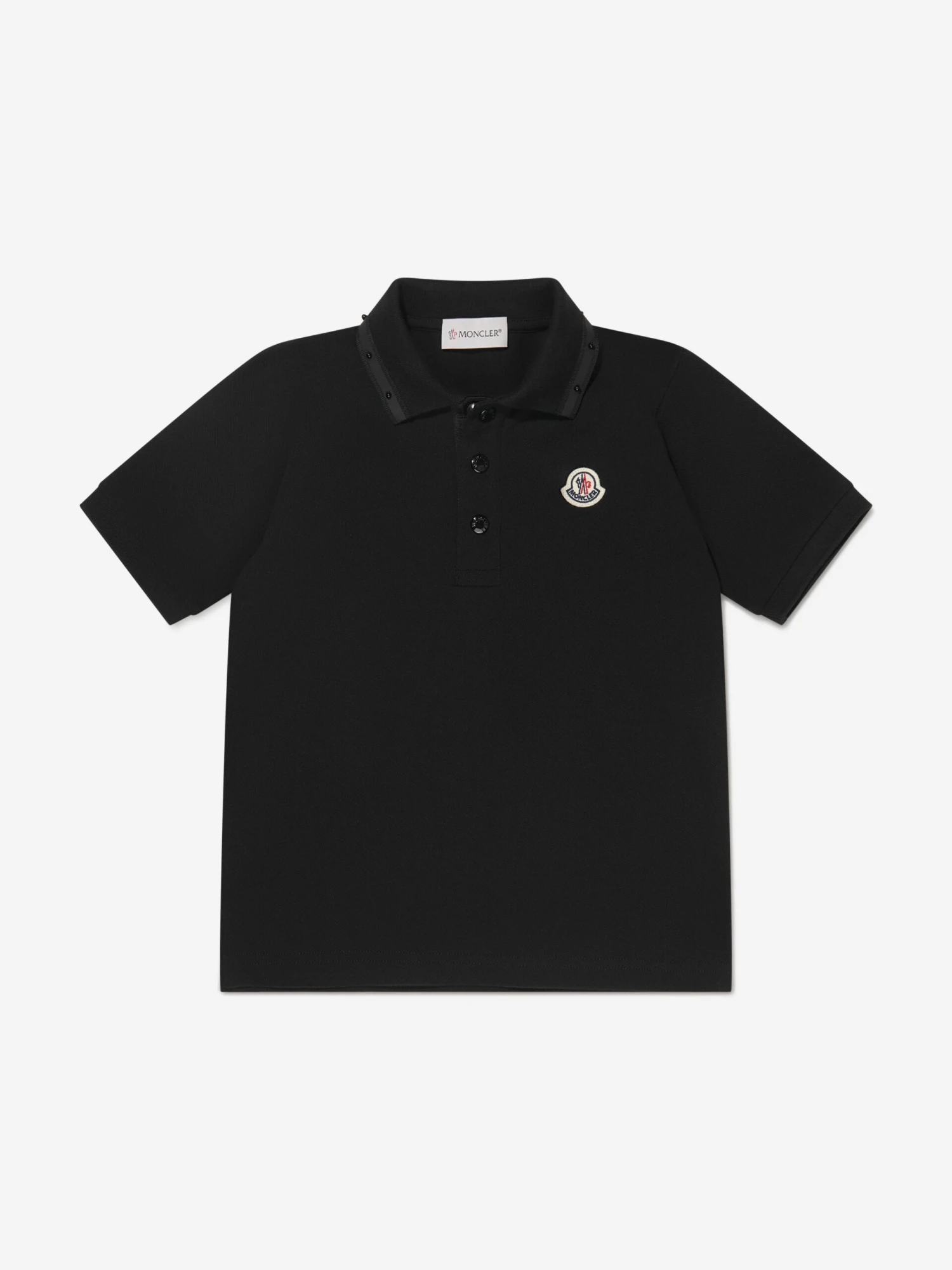 Boys Tipped Collar Logo Polo Shirt