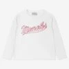 Boys Long Sleeve Logo T-Shirt In White