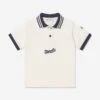 Boys Logo Polo Shirt In White