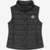 Girls Down Padded Liane Gilet In Black