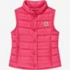 Girls Down Padded Liane Gilet In Red
