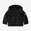 Girls Down Padded Dalles Jacket In Black