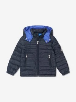 Boys Down Padded Lauros Jacket In Navy
