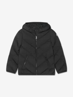Girls Down Padded Kaori Coat In Black