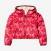 Girls Down Padded Aillis Jacket In Red