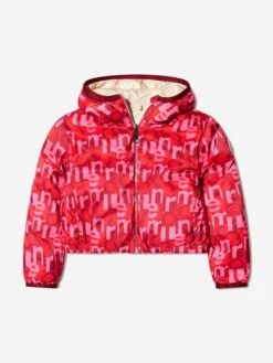 Girls Down Padded Aillis Jacket In Red