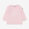 Baby Long Sleeve Logo T-Shirt In Pink