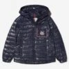 Boys Down Padded Logo Pocket Parvon Jacket
