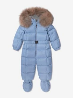 Baby Down Padded New Jean Snowsuit