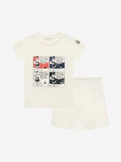 Baby Boys Cartoon Top & Shorts Set