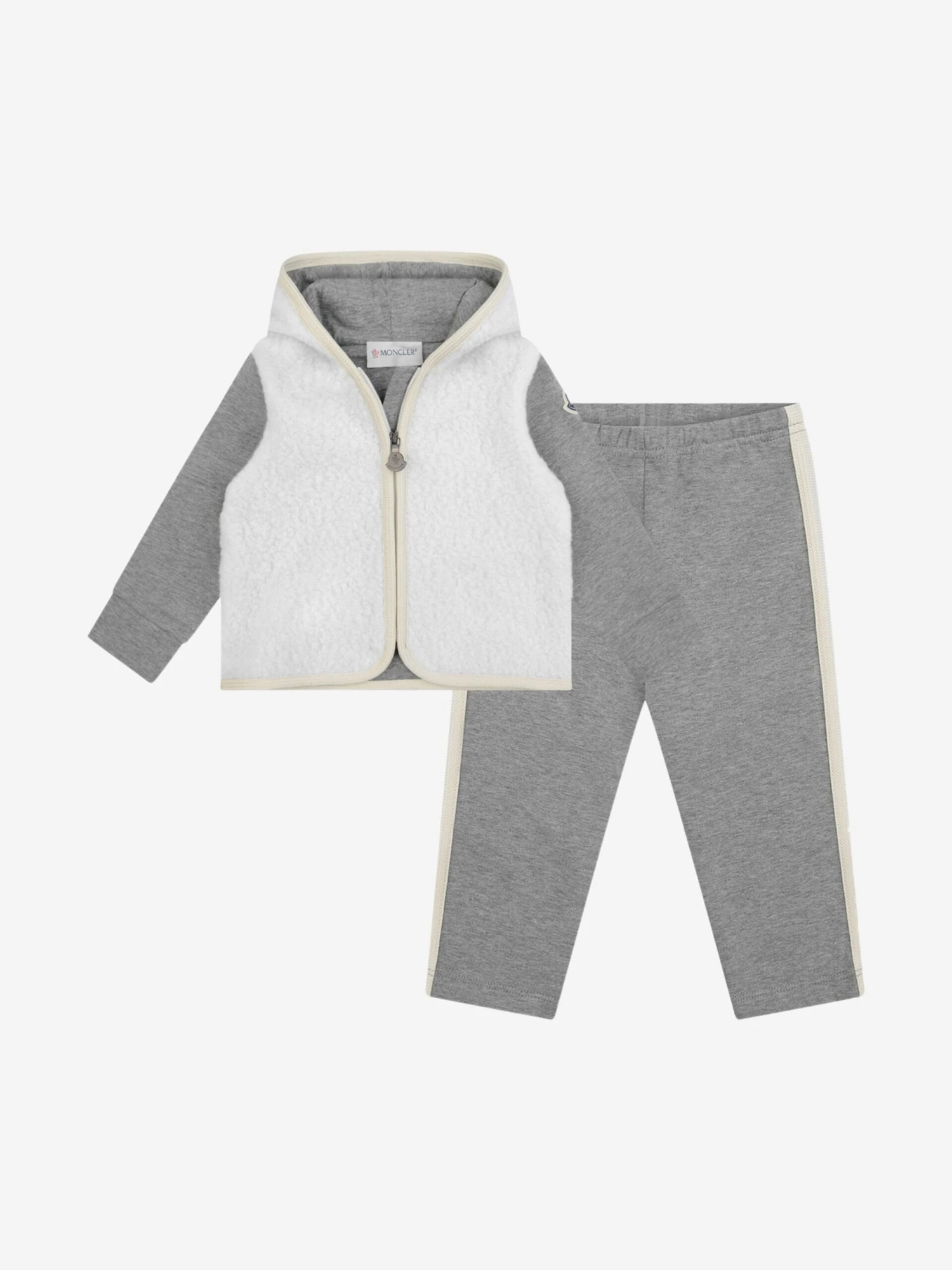 Shearling & Cotton Baby Tracksuit