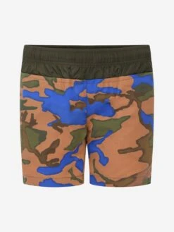 Boys Camouflage Print Swim Shorts