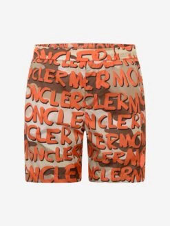 Boys Logo Print Swim Shorts