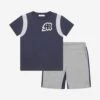 Boys & Grey Shorts Set