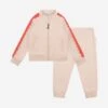 Girls Tracksuit With Embroidered Trims