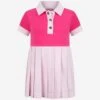 Moncler Girls Pique Polo Dress