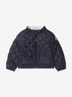 Baby Girls Down Quilted Binic Jacket