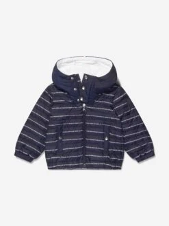 Baby Boys Down Padded Logo Print Bergo Jacket