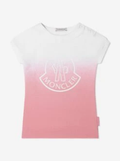 Baby Girls Jersey Dip Dye Logo T-Shirt