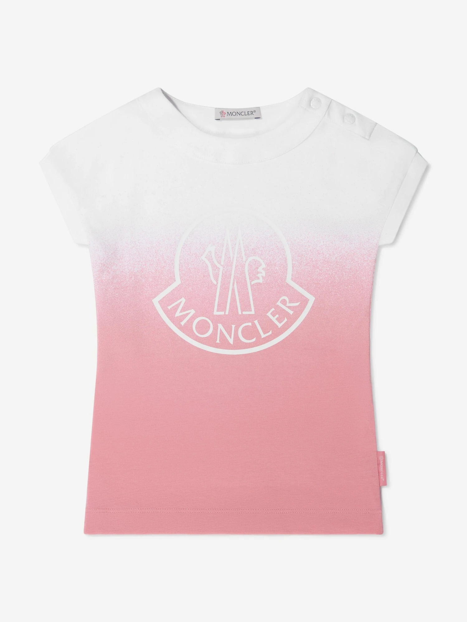 Baby Girls Jersey Dip Dye Logo T-Shirt