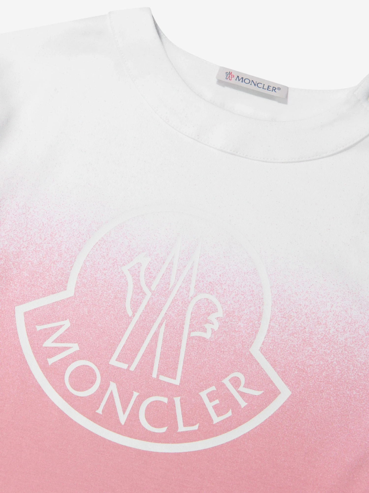 Baby Girls Jersey Dip Dye Logo T-Shirt - Image 3