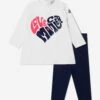 Baby Girls Logo Print Tracksuit