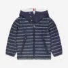 Boys Down Padded Logo Print Bergo Jacket
