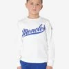 Boys Logo Print Sweatshirt In White