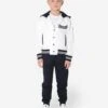 Boys Varsity Tracksuit In White