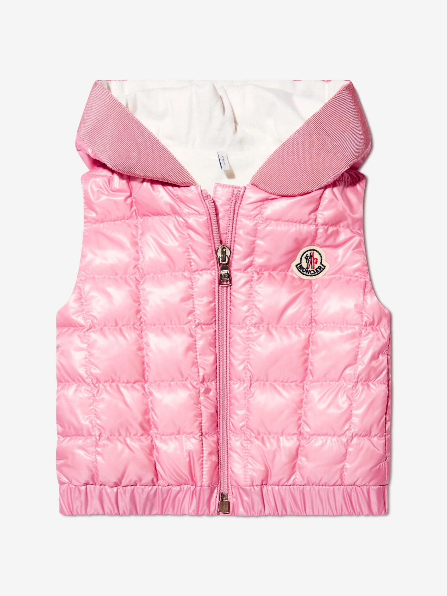 Baby Girls Down Padded Jouzas Gilet In Pink