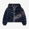 Girls Down Padded Vonnes Jacket In Navy