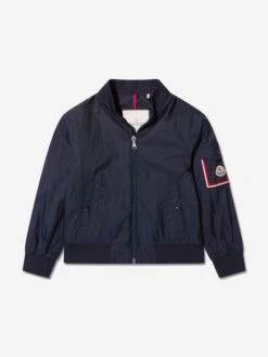 Boys Aimon Bomber Jacket In Navy