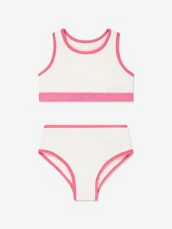 Girls Logo Bikini In White
